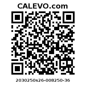 Calevo.com pricetag 2030250s26-008250-36