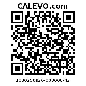Calevo.com pricetag 2030250s26-009000-42
