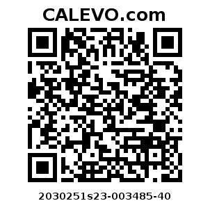 Calevo.com Preisschild 2030251s23-003485-40