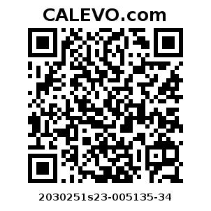 Calevo.com Preisschild 2030251s23-005135-34