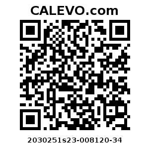 Calevo.com Preisschild 2030251s23-008120-34