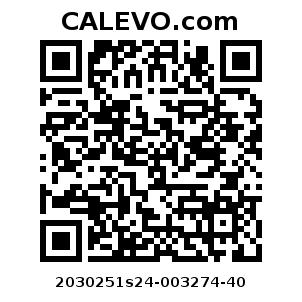 Calevo.com Preisschild 2030251s24-003274-40