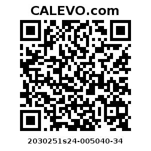Calevo.com Preisschild 2030251s24-005040-34