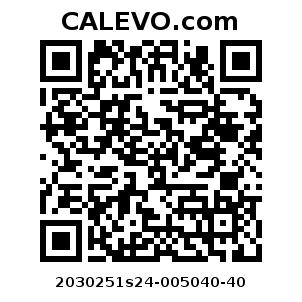 Calevo.com Preisschild 2030251s24-005040-40