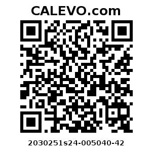 Calevo.com Preisschild 2030251s24-005040-42