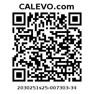 Calevo.com Preisschild 2030251s25-007303-34