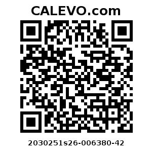 Calevo.com Preisschild 2030251s26-006380-42