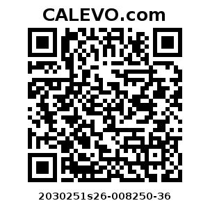 Calevo.com Preisschild 2030251s26-008250-36
