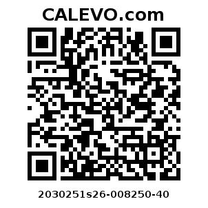 Calevo.com Preisschild 2030251s26-008250-40