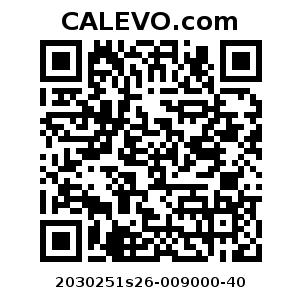 Calevo.com Preisschild 2030251s26-009000-40