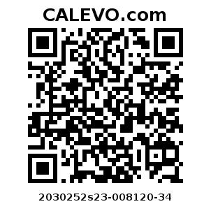 Calevo.com Preisschild 2030252s23-008120-34