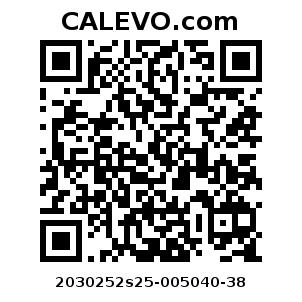 Calevo.com Preisschild 2030252s25-005040-38