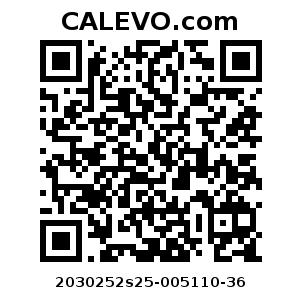 Calevo.com Preisschild 2030252s25-005110-36
