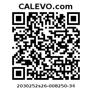 Calevo.com Preisschild 2030252s26-008250-34