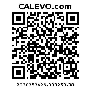 Calevo.com Preisschild 2030252s26-008250-38