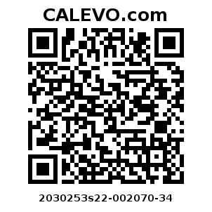 Calevo.com Preisschild 2030253s22-002070-34