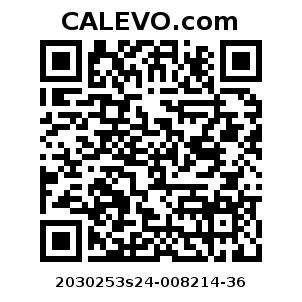 Calevo.com Preisschild 2030253s24-008214-36