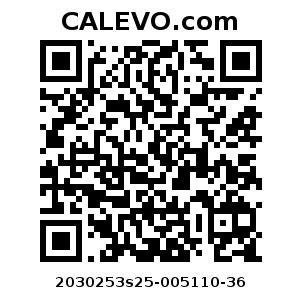 Calevo.com Preisschild 2030253s25-005110-36