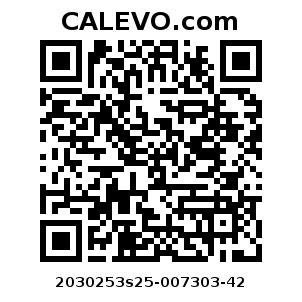 Calevo.com pricetag 2030253s25-007303-42