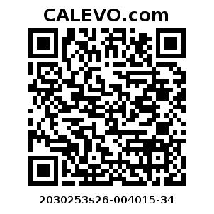 Calevo.com Preisschild 2030253s26-004015-34