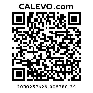 Calevo.com Preisschild 2030253s26-006380-34
