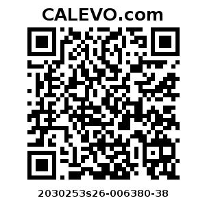 Calevo.com Preisschild 2030253s26-006380-38
