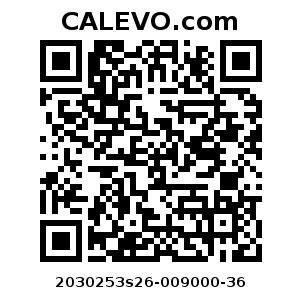 Calevo.com Preisschild 2030253s26-009000-36