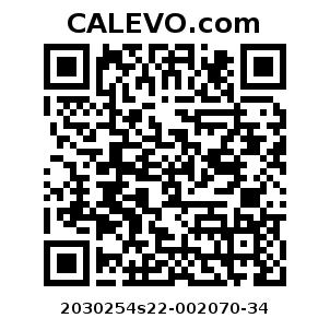 Calevo.com Preisschild 2030254s22-002070-34