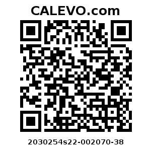 Calevo.com Preisschild 2030254s22-002070-38