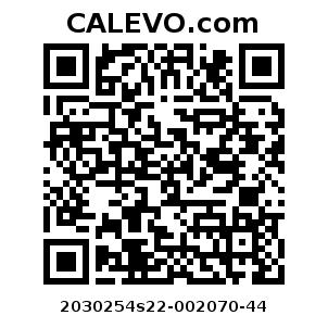 Calevo.com Preisschild 2030254s22-002070-44