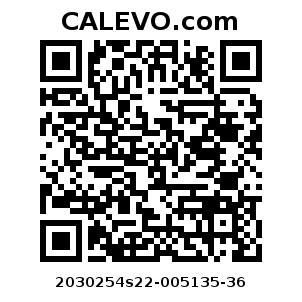 Calevo.com Preisschild 2030254s22-005135-36