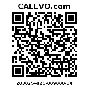 Calevo.com Preisschild 2030254s26-009000-34