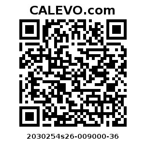 Calevo.com Preisschild 2030254s26-009000-36