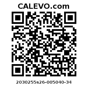 Calevo.com Preisschild 2030255s26-005040-34