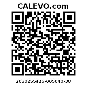 Calevo.com Preisschild 2030255s26-005040-38