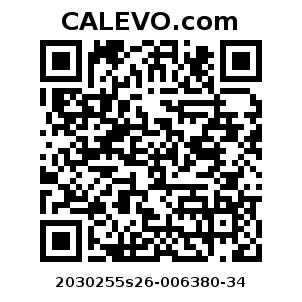 Calevo.com Preisschild 2030255s26-006380-34