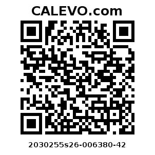 Calevo.com Preisschild 2030255s26-006380-42