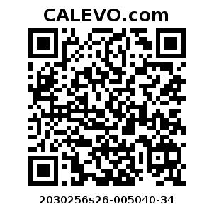 Calevo.com Preisschild 2030256s26-005040-34