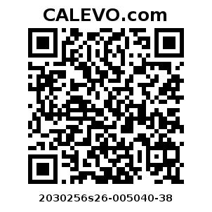 Calevo.com Preisschild 2030256s26-005040-38