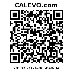 Calevo.com Preisschild 2030257s26-005040-34