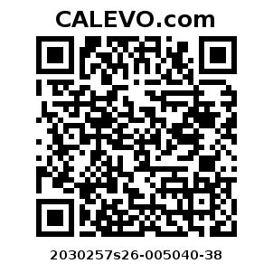 Calevo.com Preisschild 2030257s26-005040-38