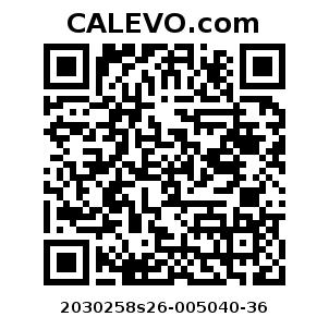 Calevo.com Preisschild 2030258s26-005040-36