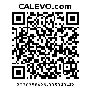 Calevo.com Preisschild 2030258s26-005040-42