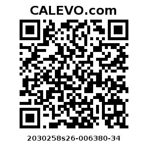 Calevo.com Preisschild 2030258s26-006380-34