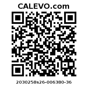 Calevo.com Preisschild 2030258s26-006380-36