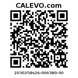 Calevo.com Preisschild 2030258s26-006380-40