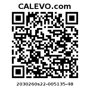 Calevo.com pricetag 2030260s22-005135-48