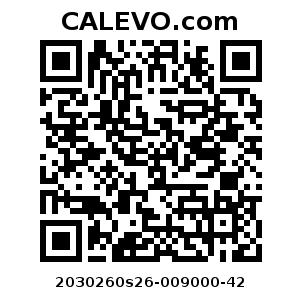Calevo.com Preisschild 2030260s26-009000-42