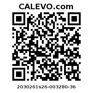 Calevo.com Preisschild 2030261s26-003280-36