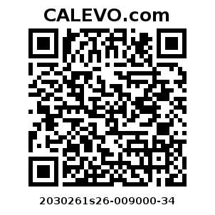 Calevo.com Preisschild 2030261s26-009000-34